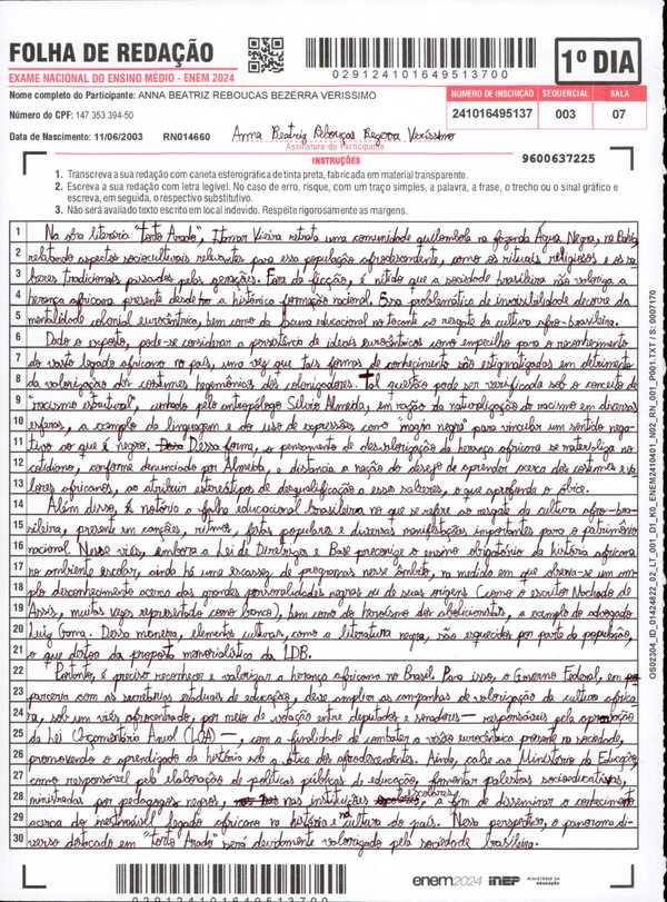 O que 5 redações nota mil do Enem têm em comum? Professores analisam ...