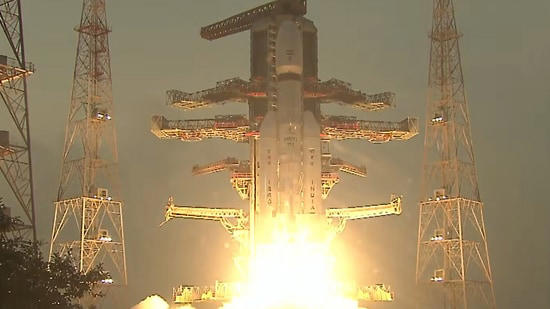 ISRO Rocket Launch Today Updates: 'Bahubali' lifts off with a record