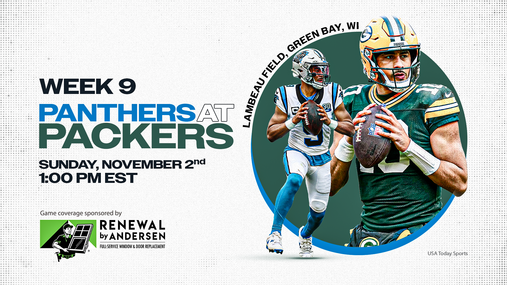 What channel is Packers vs. Panthers on today? Time, TV schedule to ...