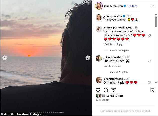 She is clearly smitten with Curtis, with fans convinced she even made their relationship Instagram official recently by sharing this image