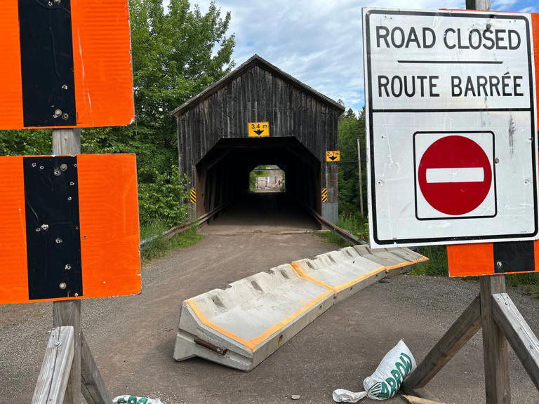 Replacing historic covered bridge with a steel structure brings mixed ...