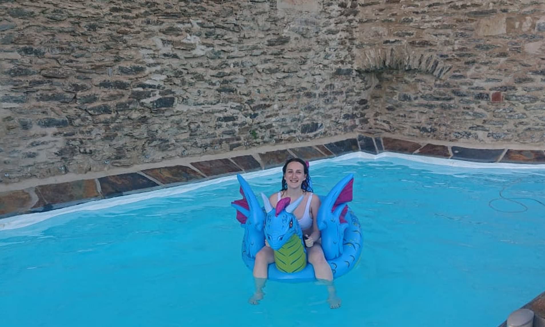 I've lived in TWO castles, including one that had a swimming pool as a ...