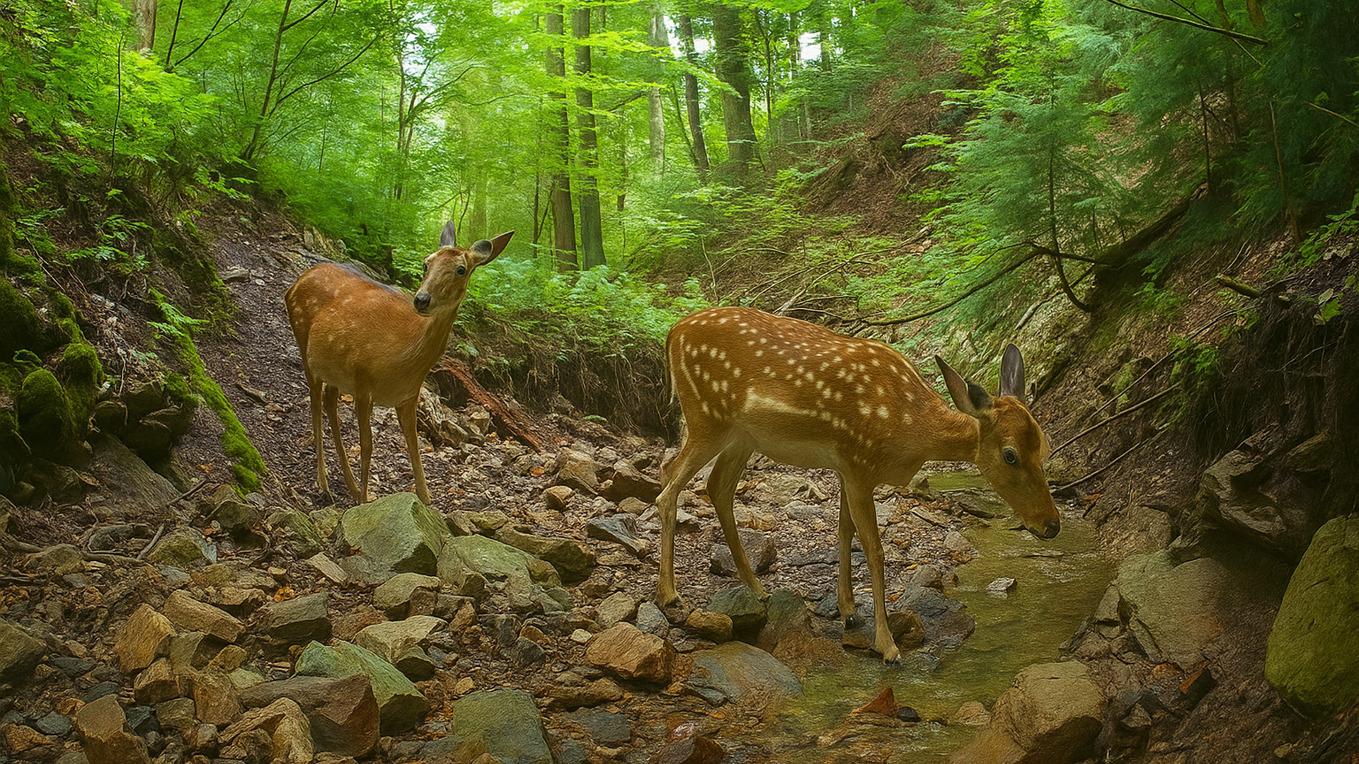 Wie komt er naar de rivier als niemand kijkt?
