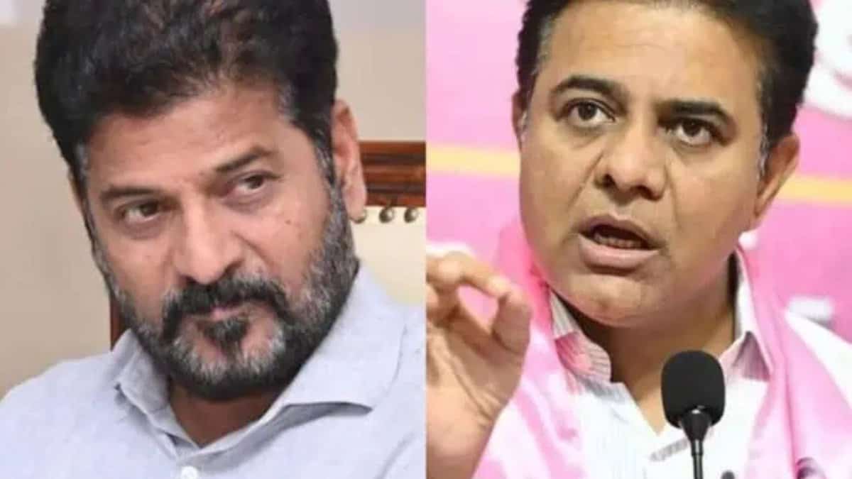 KTR challenges Revanth Reddy to a debate on Hyderabad’s development