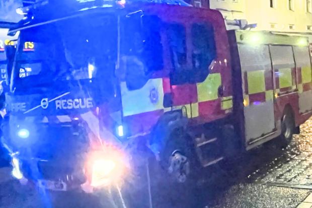 Fire crews rescue casualty trapped inside their vehicle after two ...