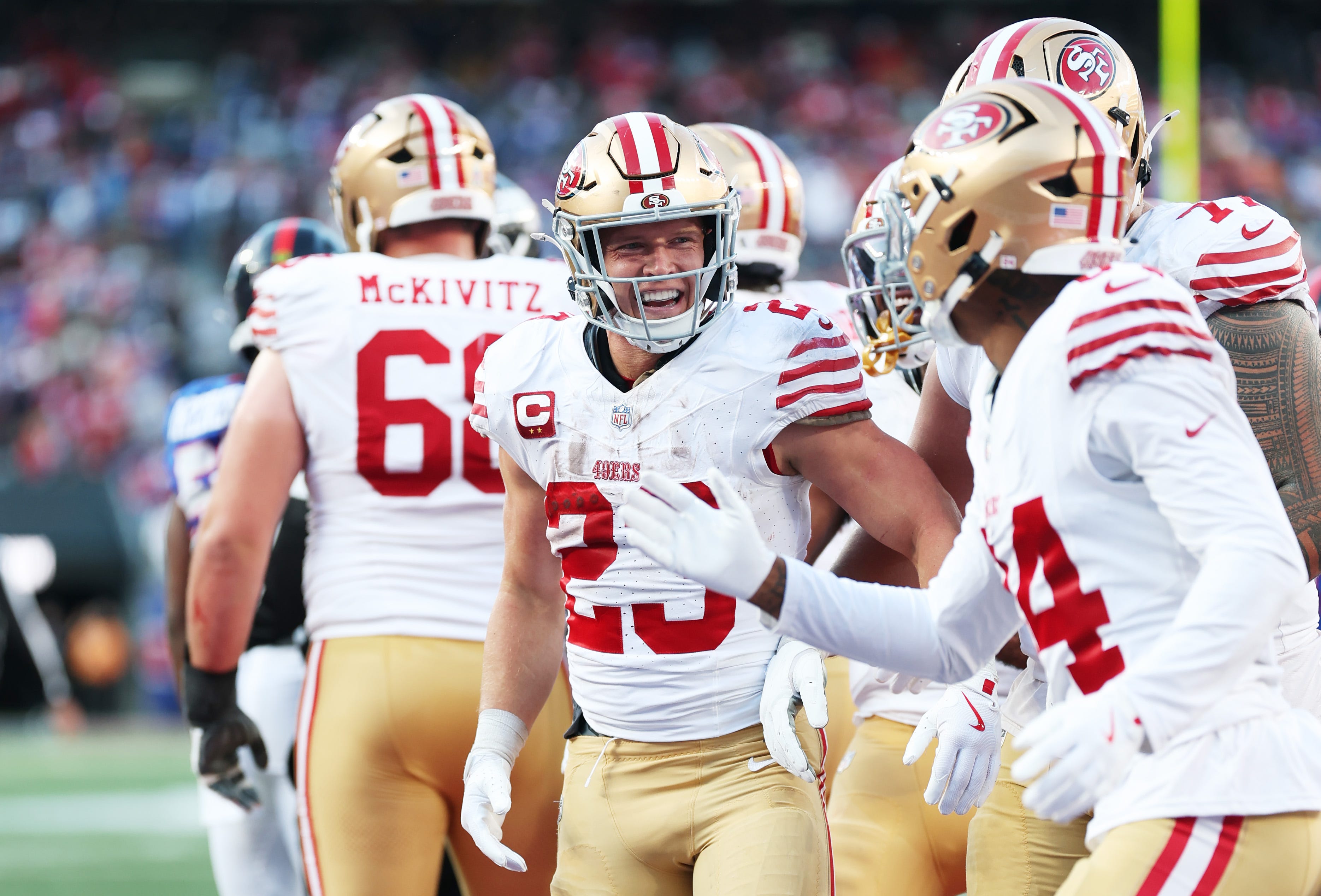 49ers RB Christian McCaffrey set impressive NFL record in win vs. Giants