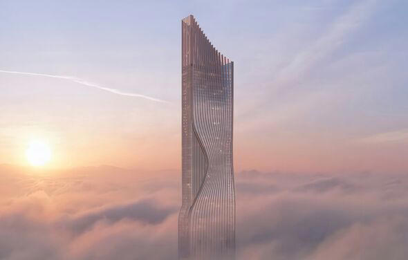 The incredible £760m skyscraper with world's highest restaurant, pool ...