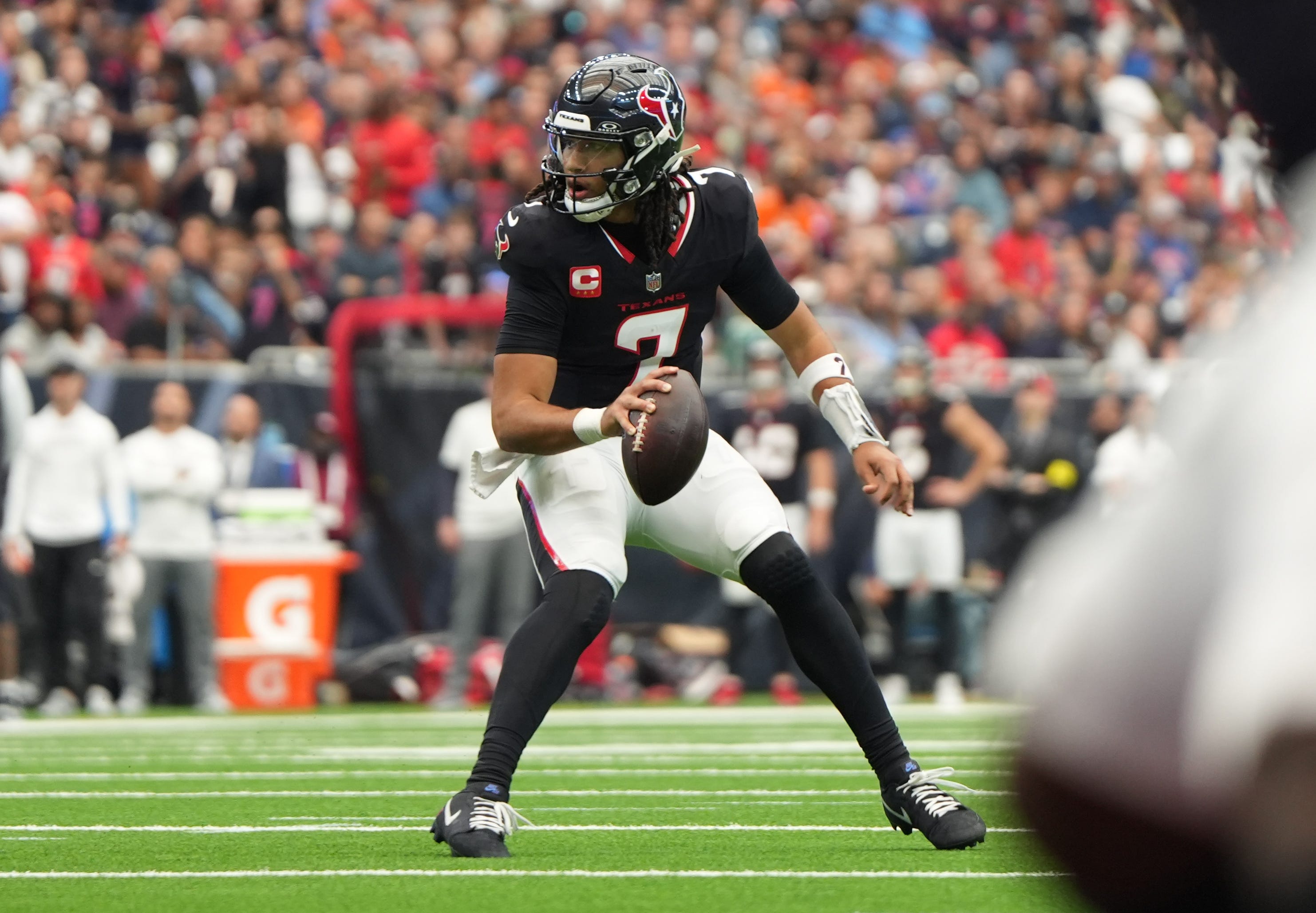 Where does Texans' C.J. Stroud rank among QBs in QBR entering Week 13?