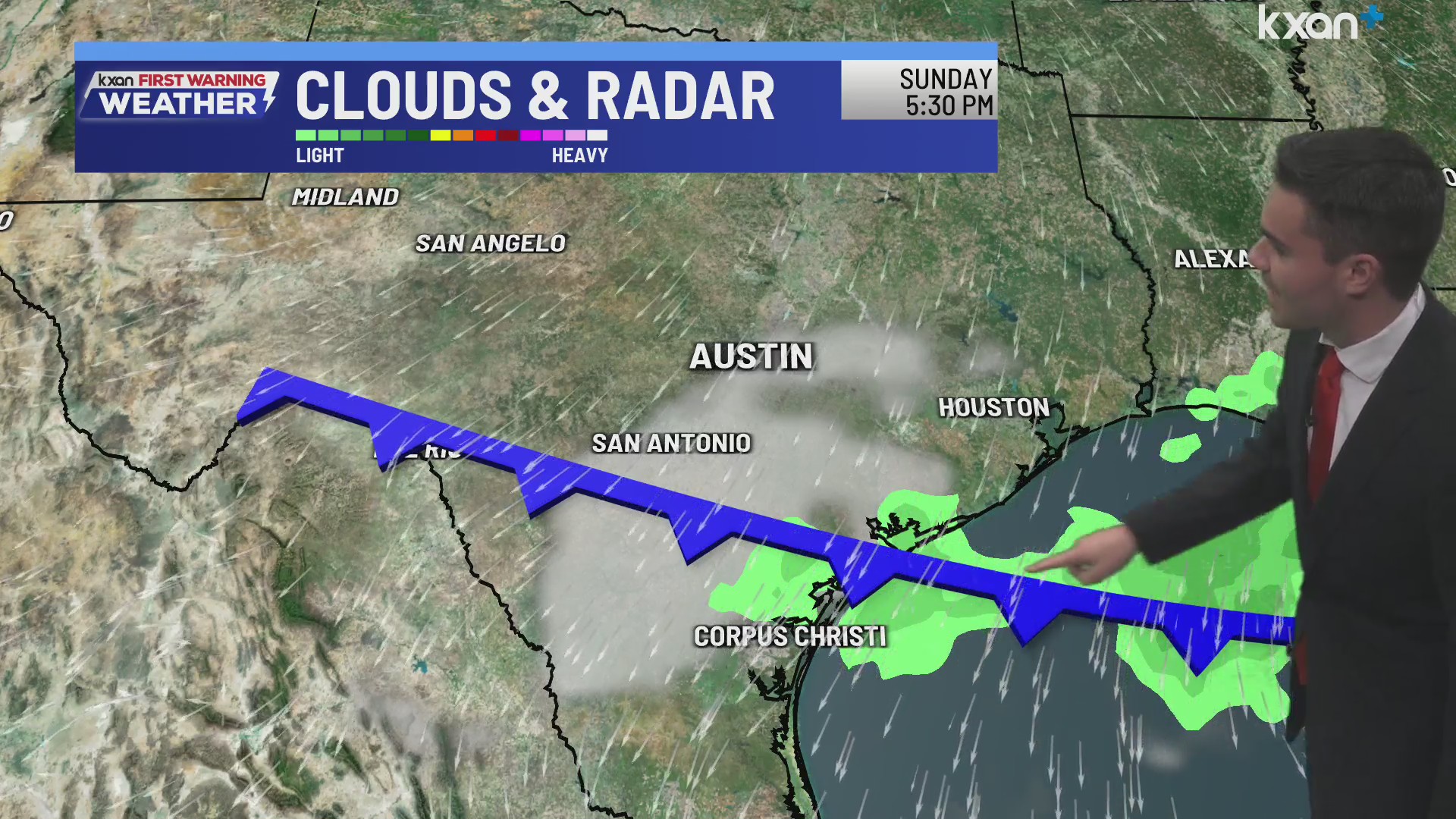 Warming trend, low rain chances, front next weekend | KXAN Weather ...