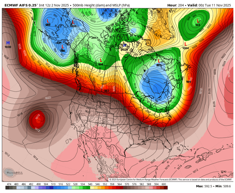 Active pattern shift: November could feature wild weather swings