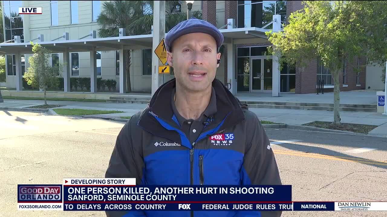 1 dead, 1 hurt in Sanford shooting, police say