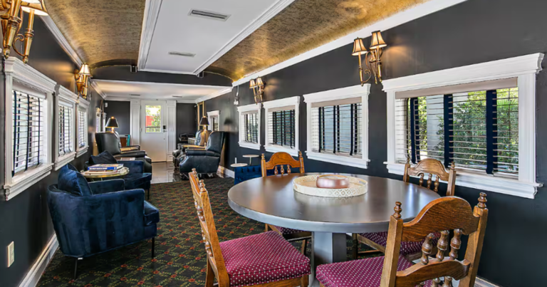 Sleep in a 1900s Pullman Train Car Steps from Jacksonville's Stadium