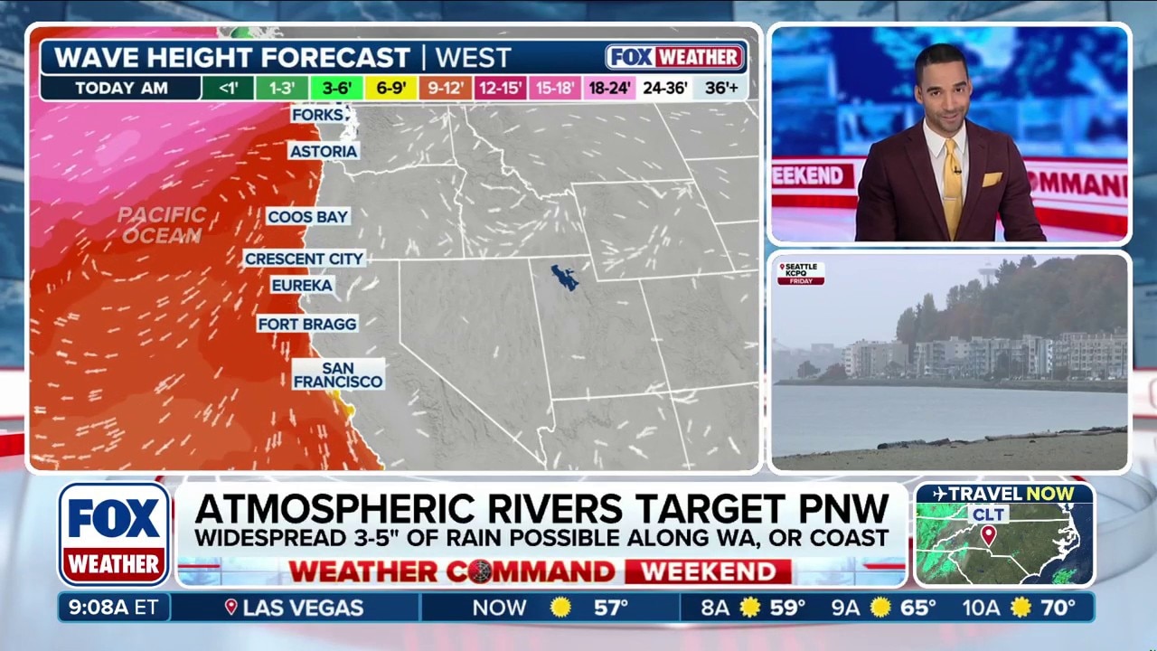 Atmospheric river storms to slam Pacific Northwest with heavy rain ...