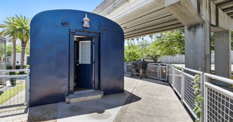 Sleep in a 1900s Pullman Train Car Steps from Jacksonville's Stadium