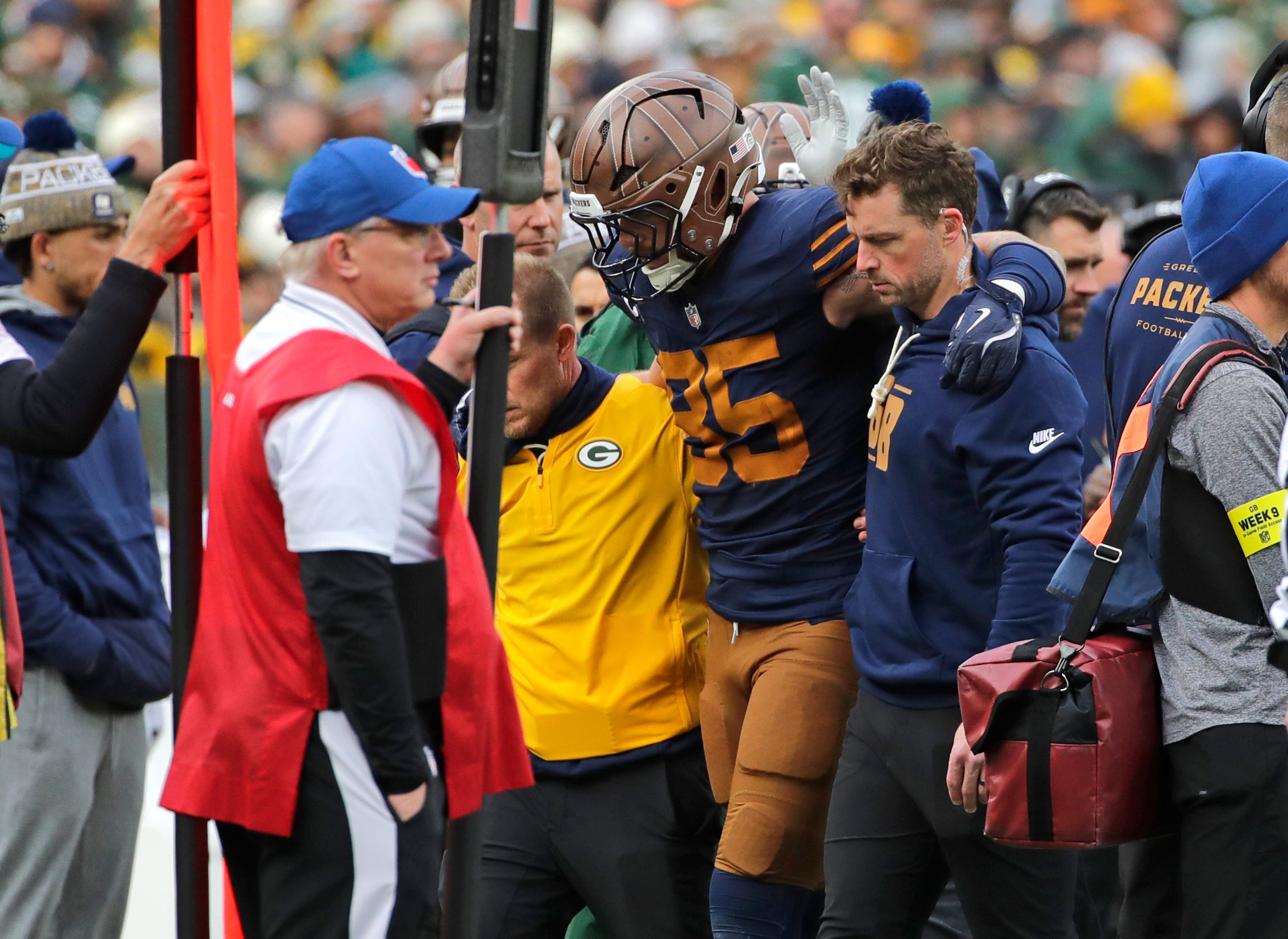 Packers coach Matt LaFleur on Tucker Kraft's knee injury: 'It doesn't ...