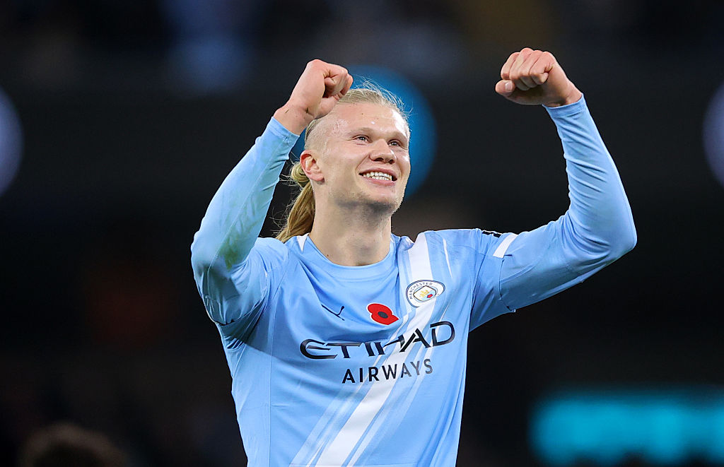 Haaland has scored seven more Premier League goals than any other player this season (Picture: Getty Images)