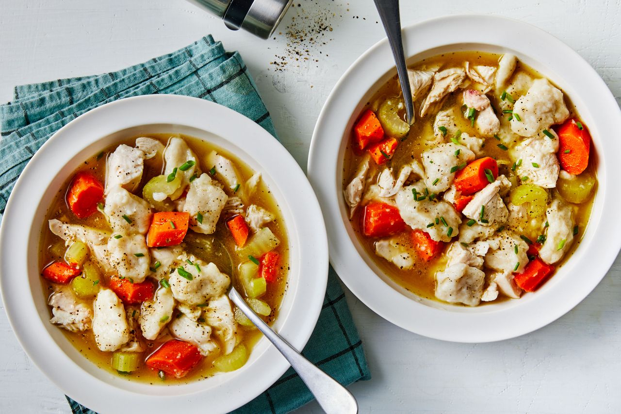 Old-Fashioned Chicken and Dumplings