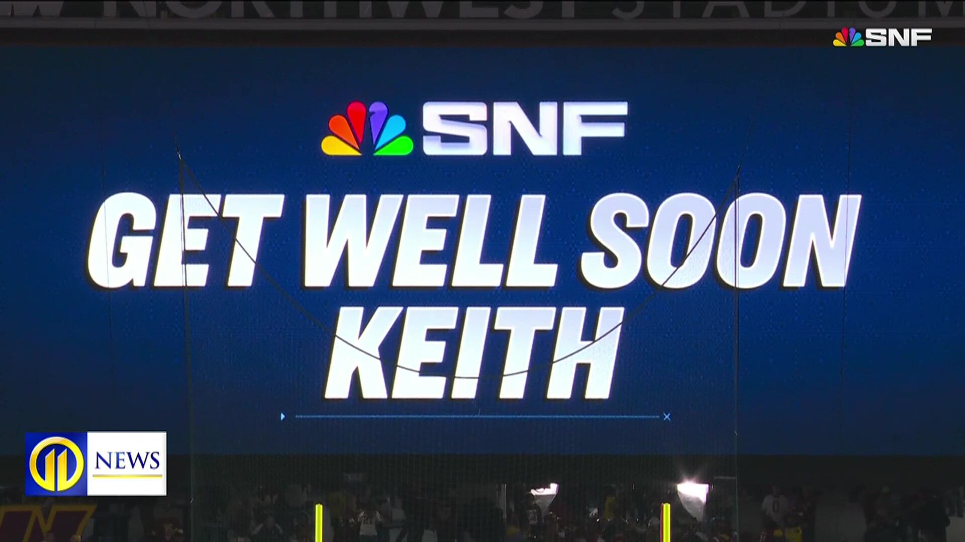 ‘Sunday Night Football’ sends well-wishes to crew member who fell from ...