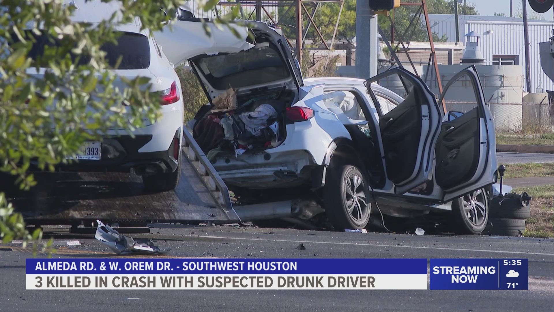 Three people dead after driver ran red light with no headlights ...