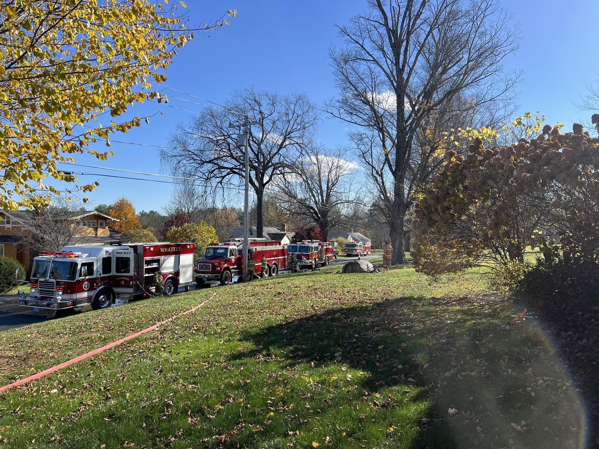 Fire crews put out house fire