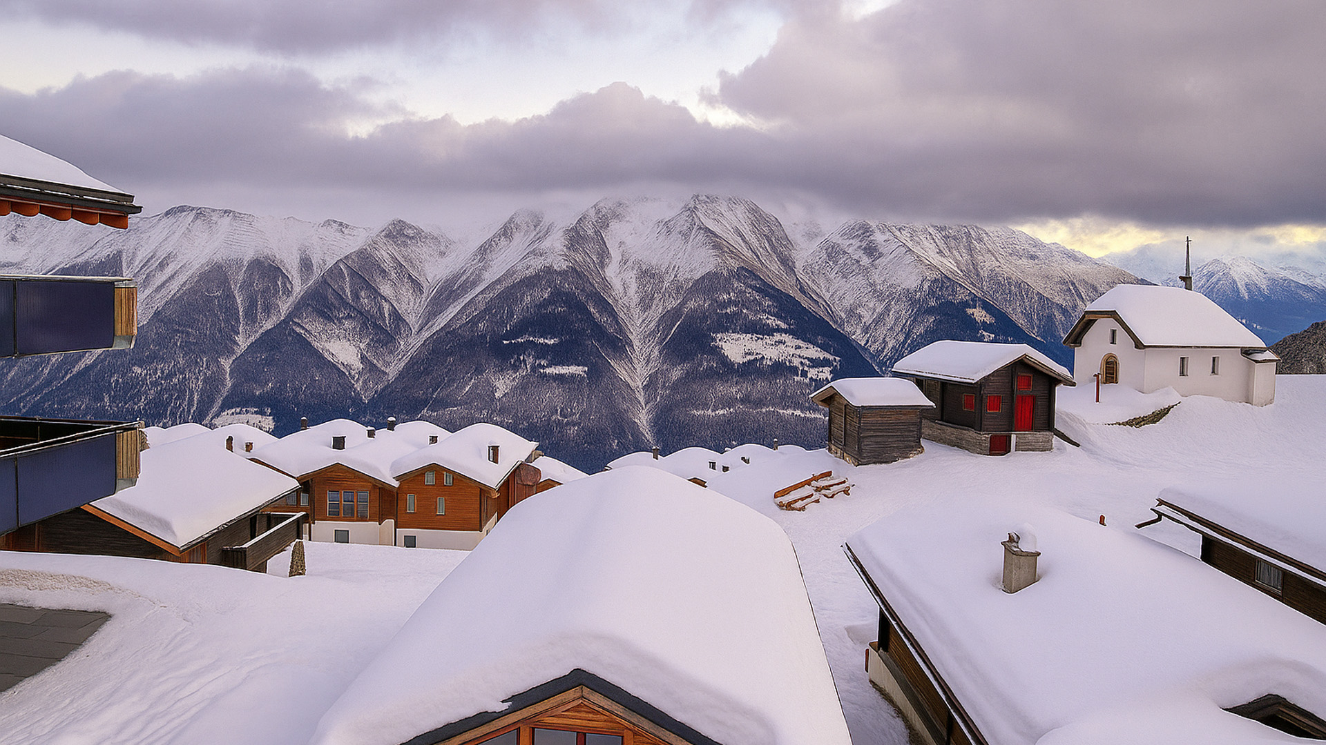 Christmas Sunset in Bettmeralp, Switzerland’s Alpine Paradise