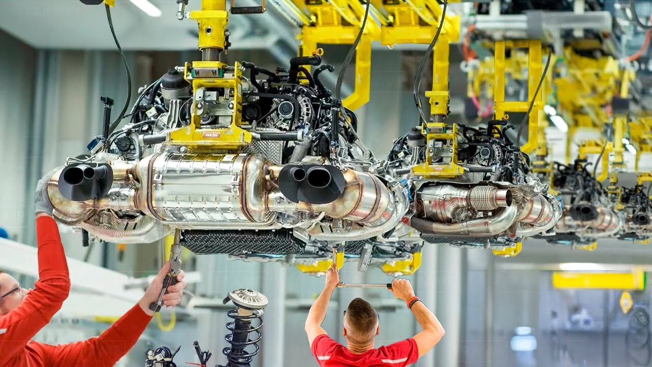 The process behind Porsche's iconic flat-six engine construction