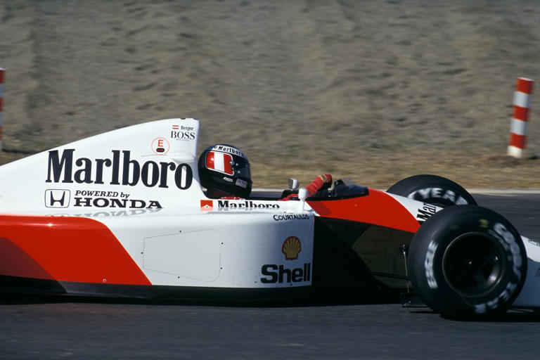 アイルトン・セナがドライブしたマクラーレン・ホンダMP4/6の記念す