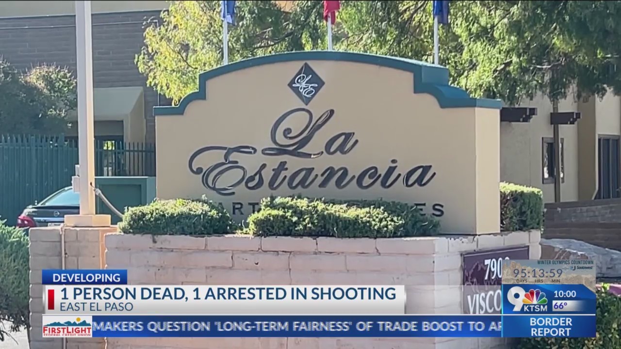 1 dead, 1 arrested in East El Paso shooting