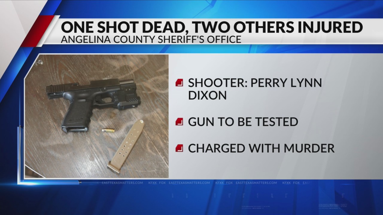 1 dead, 2 injured after shooting at party near Diboll