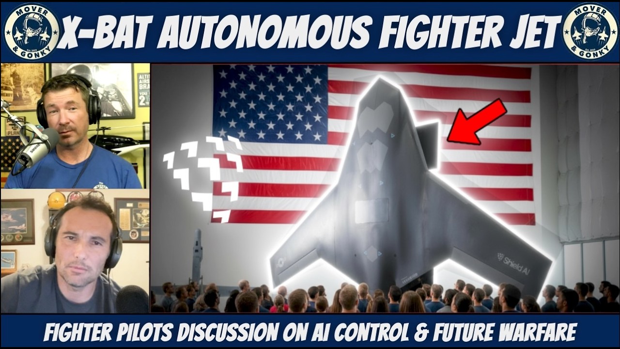 Autonomous Fighter Jet? Inside Shield AI’s X-BAT - Fighter Pilots Take