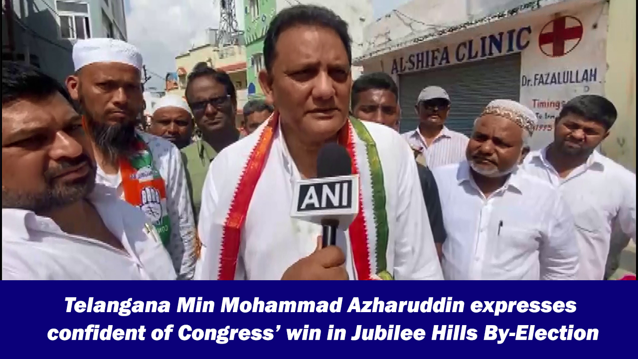 Telangana Min Mohammad Azharuddin expresses confident of Congress’ win ...