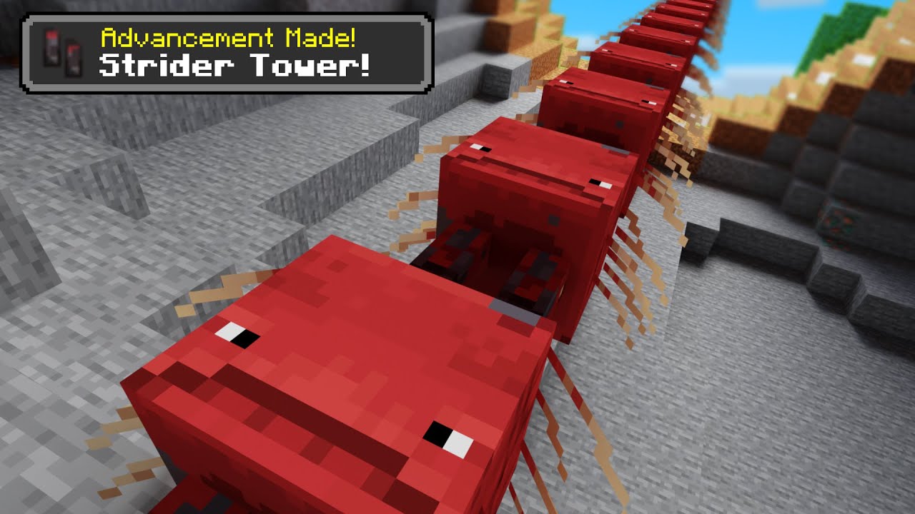 Minecraft mobs if they had achievements