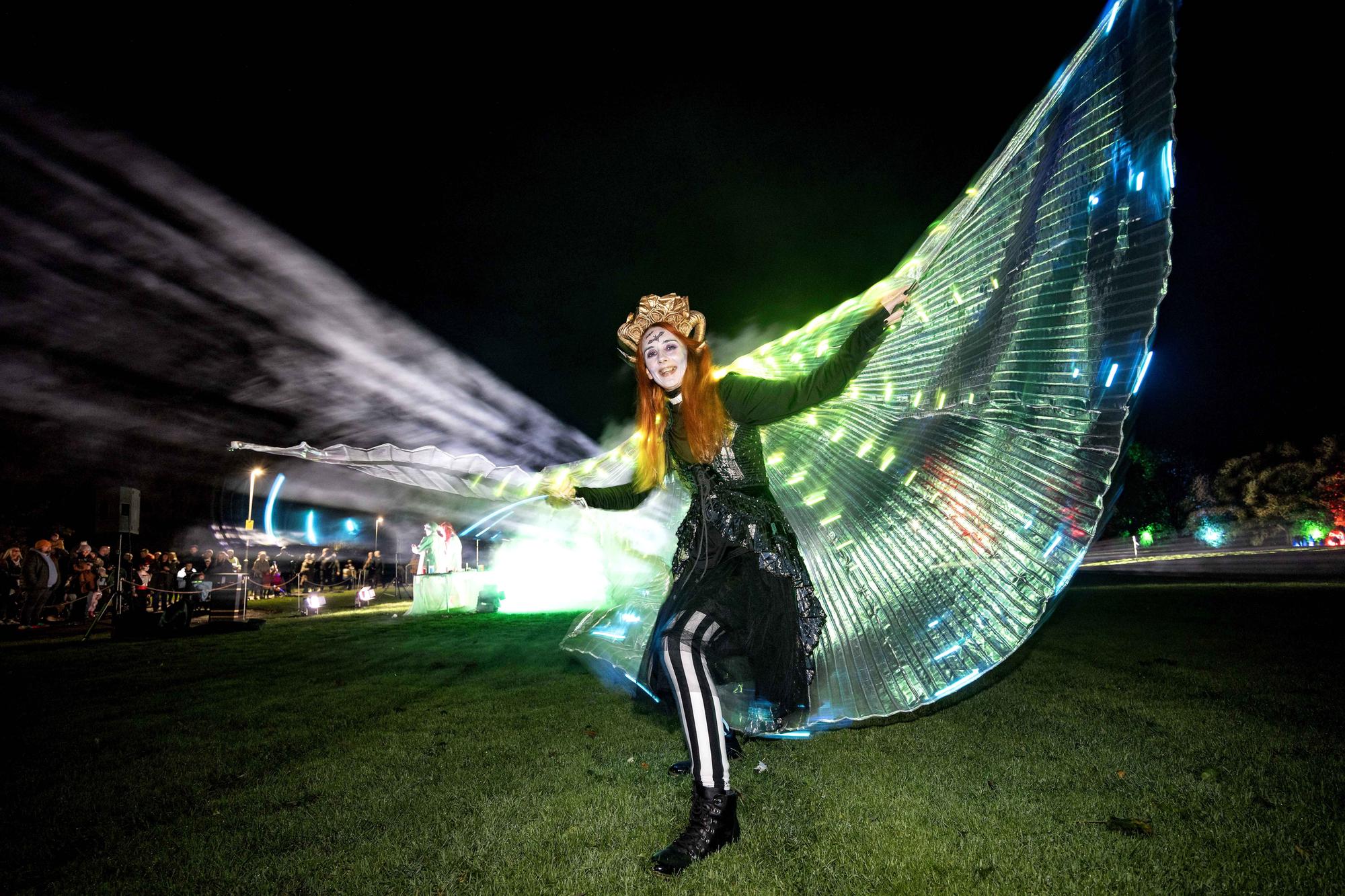 Pictures - Halloween came alive with ghosts, ghouls, and glowing fun in ...