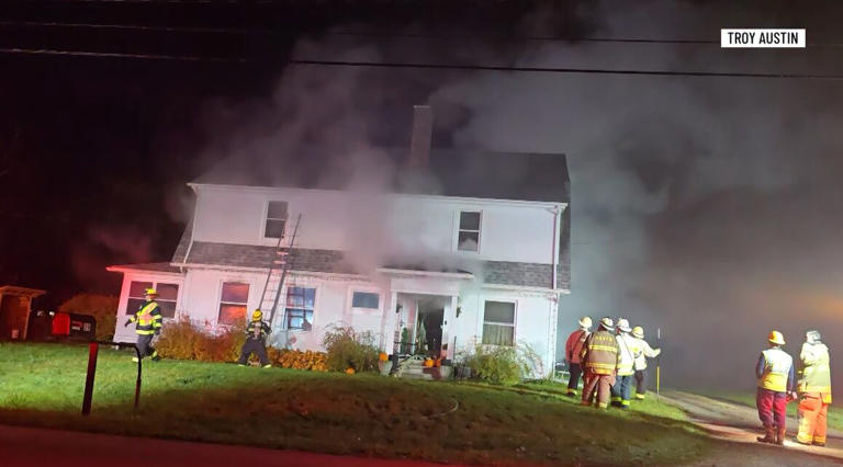 Multiple departments help fight South Hero house fire