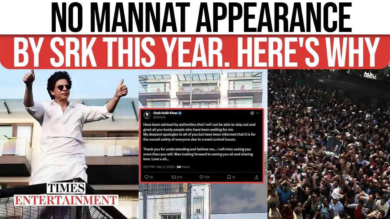 Shah Rukh Khan Skips Mannat Balcony Greetings On 60th Birthday Over ...