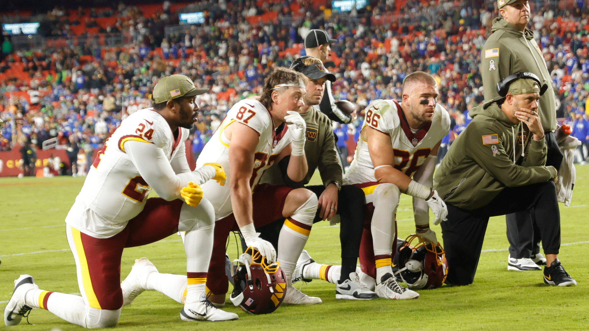 Jayden Daniels' elbow injury is latest cruel knife twist in Commanders ...