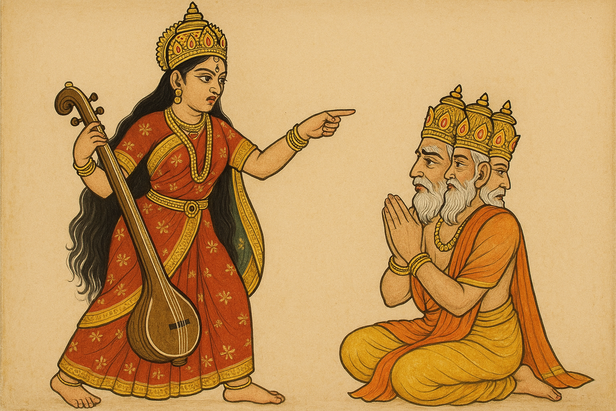 Why Saraswati Cursed Lord Brahma After He Married Gayatri