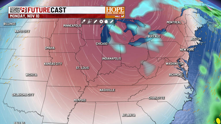 Warm and dry start to week in central Indiana, rain expected Friday ...