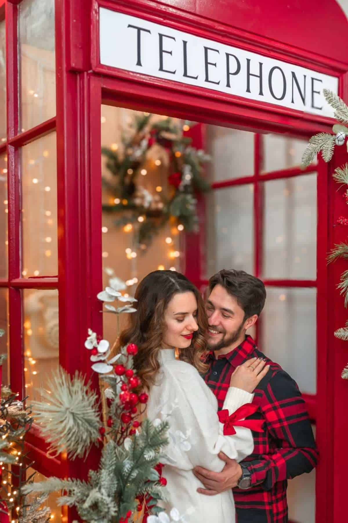 45 Romantic Christmas Photoshoot Ideas for Couples