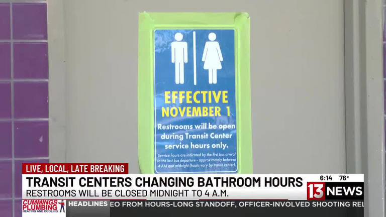 Tucson transit centers closing bathrooms after hours