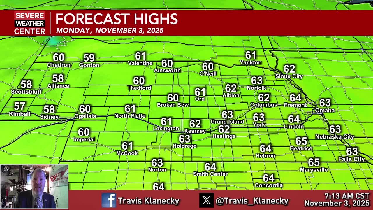 Mild temperatures, but with a roller coaster ride ahead this week