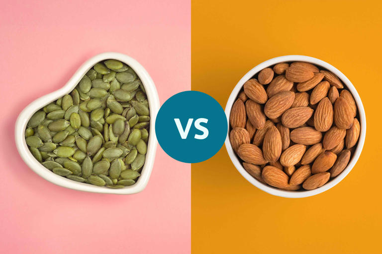 Pumpkin seeds vs. almonds: Which is better for protein?