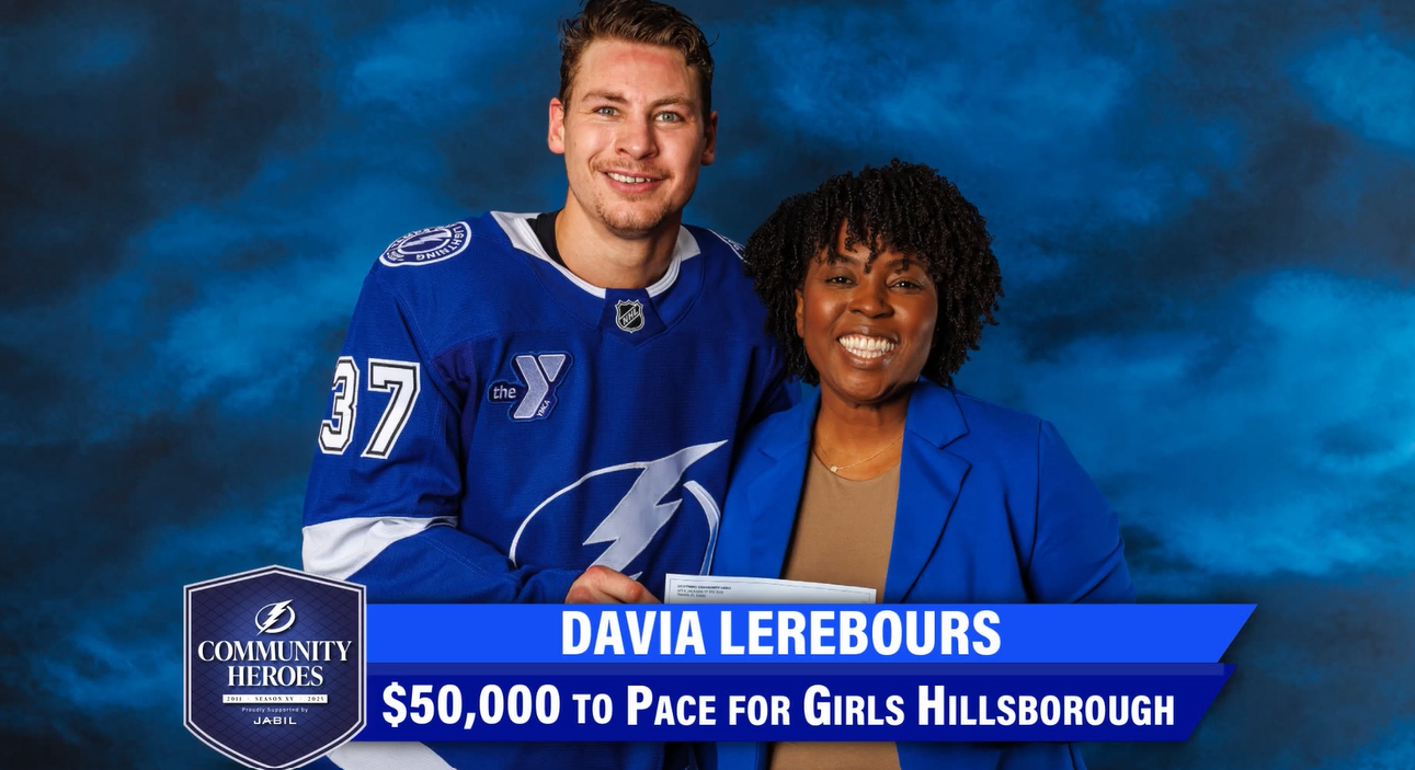 Tampa Bay Lightning Community Hero: Davia Lerebours