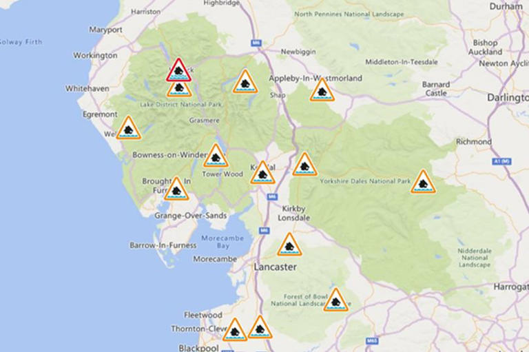 Met Office issues yellow alert as 'act now' flood warning in place