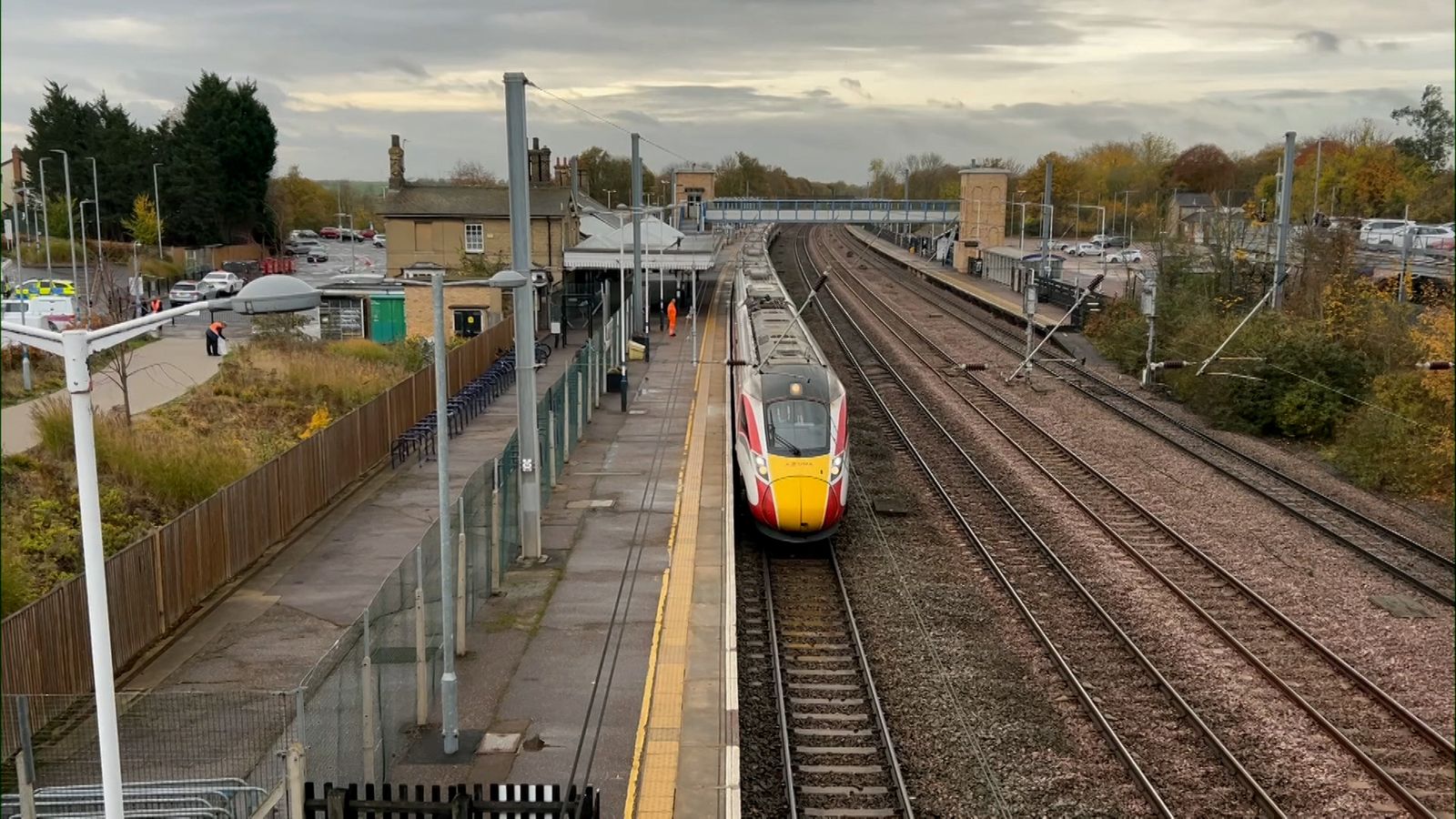 Train where stabbing unfolded leaves Huntingdon