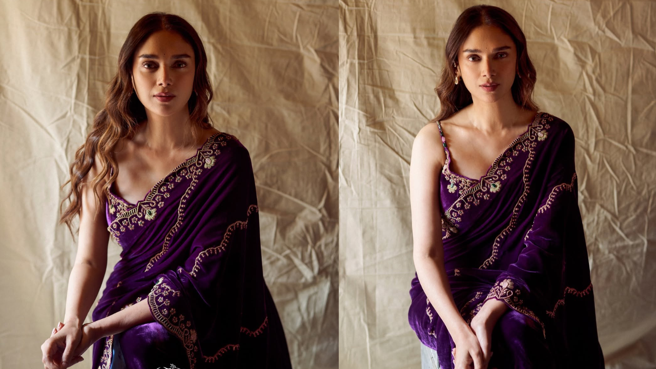 Aditi Rao Hydari’s royal sharara-saree took 200 hours to create