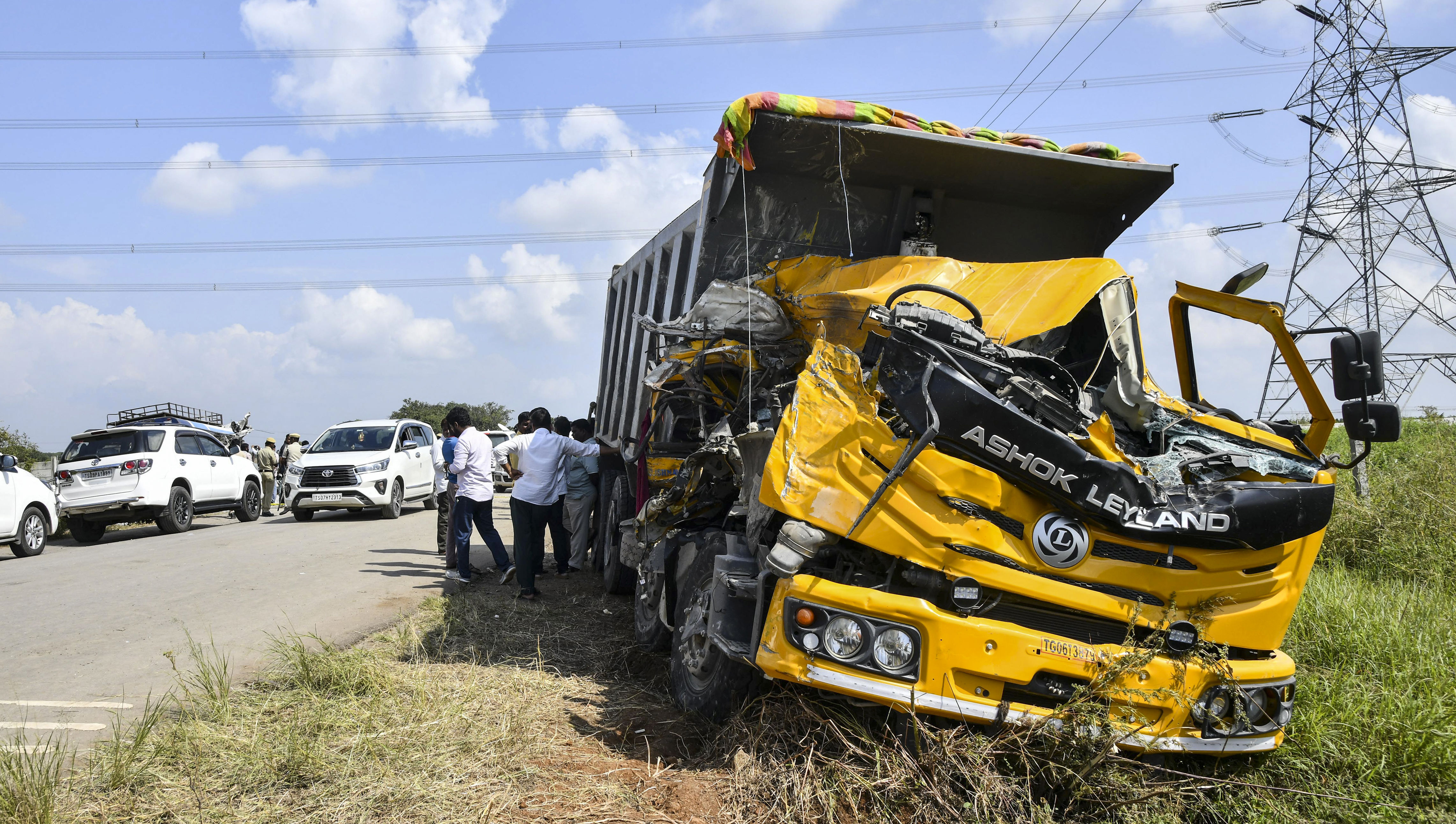 Pile of gravel takes out lives of 19 in bus-tipper lorry collision in ...