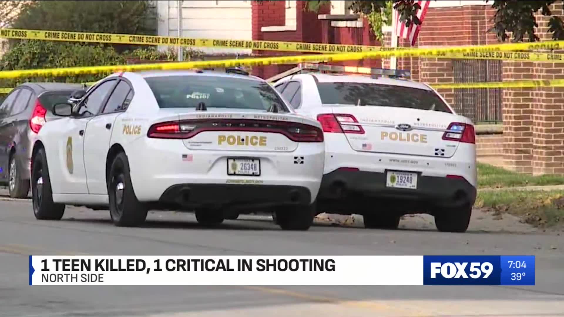 1 juvenile dead, 1 critically injured in shooting on Indy's north side