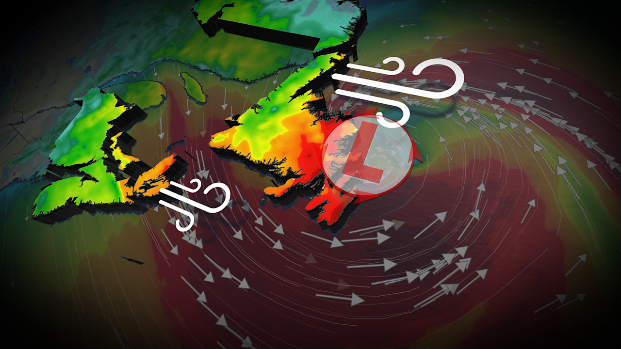 100+ km/h winds: Explosive 'weather bomb' is brewing for Atlantic Canada