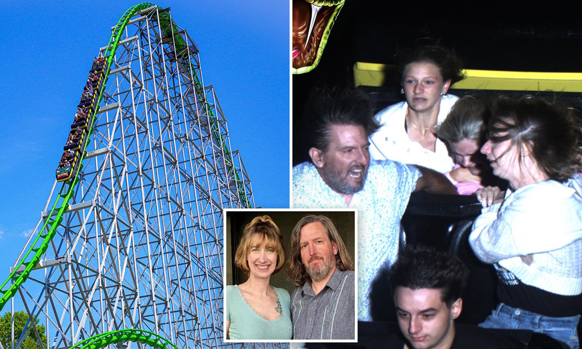 Camera caught utter terror of riders after seat belt failed on 208ft ...